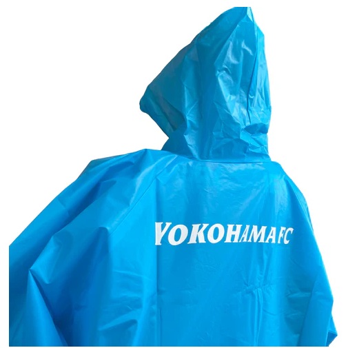 横浜FC巾着付レインポンチョ M M