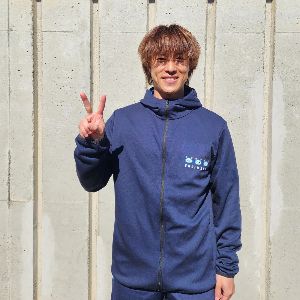 FULIMARUジップパーカー ネイビー L L
