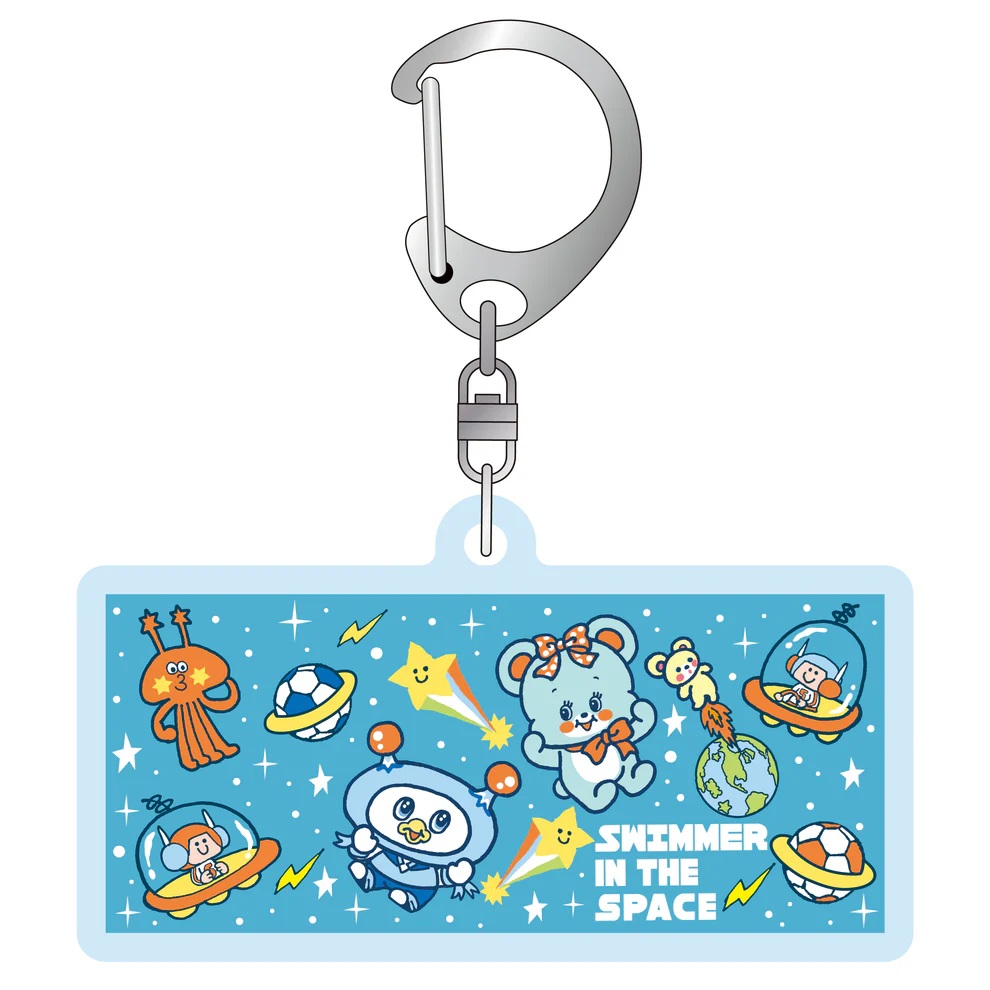 フリ丸×SWIMMERコラボアクリルキーホルダー(スペース)