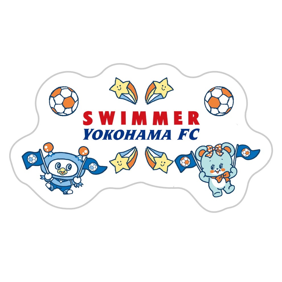 フリ丸×SWIMMERコラボステッカー(フリ丸×ハグリー)