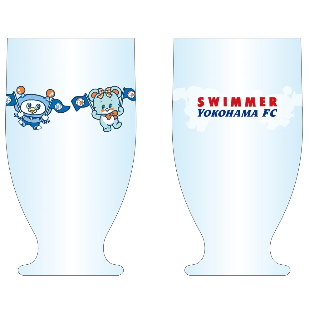 フリ丸×SWIMMERコラボ台つきグラス
